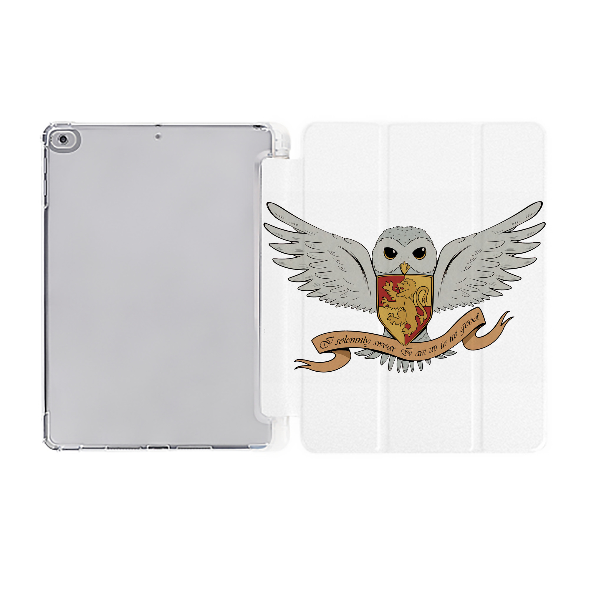 （画像用） Harry Potter ハリー・ポッターシリーズ IPad ケース ペン収納付き 三つ折りスタンド PUレザー×シリコン 対応機種9.5/10.5/10.9インチ